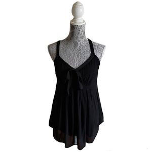 Wrap Designed in London Tank Top Black Size 8 US